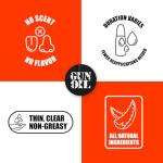 Gun Oil Water Based Lube 32 Ounce Premium Personal Lubricant, Long Lasting Non Staining Condom Compatible Toy Safe PH Balanced Hypoallergenic Paraben Free Intimate Lubes for Women Men & Couples