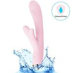 Pink Rabbit Ears Pleasure Toy Machine New Adult Toys for Women Tool Set 8 Powerful Modes Most Pleasure Cheap Men Soft Sensory Accessories Portable Gifts for Men Fun Women Toys
