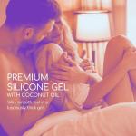 Astroglide Silicone Lube (3oz), X Premium Gel Personal Lubricant for Vaginal and Anal Sex, No Drip Stay-Put, Lube for Men, Women and Couples, Waterproof for Water Play