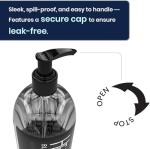 Healthy Vibes Silicone Based Lube 32 oz for Latex Condoms & Hard Sex Toys, Long Lasting Easy Clean Gel Lubricant w/Hand Pump, Sexual Personal Privacy Enhancer for Men Women Couples Anal Lubrification