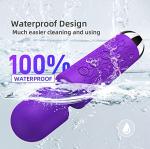 Handheld Cordless Mini Massager, Powerful Quiet with Waterproof, 20 Modes & 8 Speeds Vibration Wand for Back Neck Shoulders, Muscle Soreness Relief & Recovery (Purple)