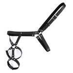 WRWMSLGO Men Chest Harness Belt Adjustable Faux Leather Body Chest Harness Strap Gothic Punk Fetish Cosplay Costumes Sexy Party Clubwear BDSM Bondage Slave Role Play