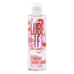 LubeLife Water-Based Strawberry Flavored Lubricant, Personal Lube for Men, Women and Couples, Made Without Added Sugar, 8 Fl Oz