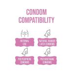 LubeLife Water-Based Strawberry Flavored Lubricant, Personal Lube for Men, Women and Couples, Made Without Added Sugar, 8 Fl Oz