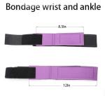 Sex Ties Restraints for Ankles and Wrists Cuffs Bar Sex Bondage Gear & Accessories Things Bed Straps for Adult Play Leg Spreader Bar Handcuff Set for Bedroom Toy Sweater ZA-M6