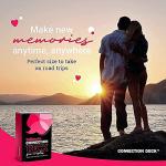 Connection Deck Card Game for Couples - Connecting and Revealing Questions to Ignite A Deeper Relationship - Perfect for Anniversary, Date Night & More (100 Cards)