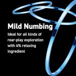 XESSO Anal Desensitizing Lube 8.3 Fl Oz, Water-Based Lubricant Rear Comfort Glide for Men, Women & Couples, Gently Numbing, Backdoor Relax Lubricant Gel, Made in US, Discreet Packaging