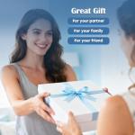 LUMIO Body Back Relaxation Massager - Mini - Travel - 9 Speeds 19 Modes - for Back - Foot - Arm Muscle Relaxation (Blue) (Blue)