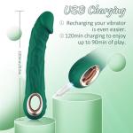 Surprise Quiet Powerful 10 Modes Rabbit Ears Pleasure Toys for Women Games Toys Rabbit Gifts for Women Private Area Adult Toy of Love for Your Lady Friend (Green)