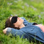 2 PCS Black Satin Sleep Masks, Adjustable Silk Eye Mask for Sleeping, Blind Folds Soft Breathable Blindfold for Adults Couples Play Party Games Airplane Travel Essentials Eye Covers Patches Night Mask