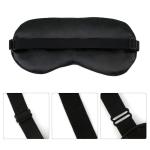 2 PCS Black Satin Sleep Masks, Adjustable Silk Eye Mask for Sleeping, Blind Folds Soft Breathable Blindfold for Adults Couples Play Party Games Airplane Travel Essentials Eye Covers Patches Night Mask