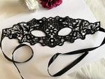 Mordarli Masquerade Mask for Women Black Lace Eye Mask for Halloween Costume Venetian Party Mardi Gras Prom
