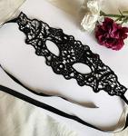 Mordarli Masquerade Mask for Women Black Lace Eye Mask for Halloween Costume Venetian Party Mardi Gras Prom