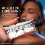 Astroglide Silicone Lube (5oz), X Premium Personal Lubricant for Vaginal and Anal Sex, Silky Lube, Waterproof for Water Play