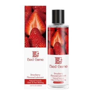 Water-Based Strawberry Flavored Lube Personal Lubricant for Couples, PH Balanced Lubricants for Privacy and Toys Massage Oils for Date Night Safe for Private Area with Non-Sticky (1 pcs)