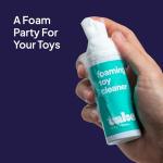 Hello Cake Toy Cleaner, Adult Toy Cleaner with Easy to Use Pump, Natural Gentle Foaming Cleanser, Fragrance-Free, Extend The Life of Toys, 1.7 fl oz