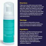 Hello Cake Toy Cleaner, Adult Toy Cleaner with Easy to Use Pump, Natural Gentle Foaming Cleanser, Fragrance-Free, Extend The Life of Toys, 1.7 fl oz