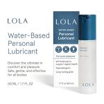 LOLA Personal Lubricant - Water-Based Lube for Couples, Unscented & Sex Lubricant, Natural, Anal Safe for Women & Men, Water Based Lubrification