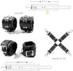 10 Pcs SM Bondage Restraint Sex Toys, Adult Sex Toys Bondage Gear & Accessories for Couples Game, SM Crops Sex Bondage BDSM Restraints Kits Sweater w3t6 (Black1)