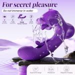 Flexible 10 High Frequency Modes Adult Tools for Women Today Thrusting Sensory Toys Womens Toys Thrusting Stimulation Tool Travel Essentials (Purple)