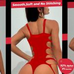 Famstar Sexy Lingerie For Women Naughty Sparkle Rhinestone Fishnet Lingerie Set Teddy Erotic Mesh Rave Outfit