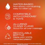 Durex Water Based Lube, Touch & Play Personal Lubricant with Ylang Ylang, Lube for Women & Men, 6.76 fl oz