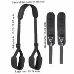 GAOLUWAN Bdsm Sex Bed Bondage Restraints Kit Toys Sex Ties for Ankles and Wrists Bar Fuzzy Hand Cuff Set Handcuffs for Adults Grownups Bedroom Bondage Gear & Accessories Bondaged Bed Tie Downs Sweater