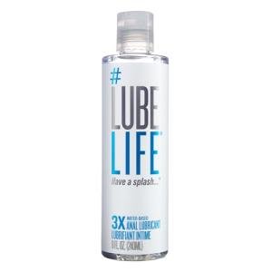 LubeLife 3X Anal Lube – Extra Thick Water Based Lube for Men, Women & Couples – Non-Sticky, Toy & Condom Compatible Personal Lubricant, 8 Fl Oz