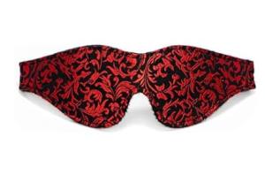 Satin Eye Mask, Soft Comfortable Silk Sleeping Cover Blindfold Tie for Valentine's Day Gift, Sleep Blindfold for Adults Play (Red)
