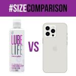 LubeLife Coconut Hybrid Lube –Water & Coconut Oil Personal Lubricant – Smooth, Skin-Safe Formula with Easy Clean for Privacy & Toys, 8 Fl Oz