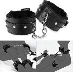 10 Pcs BDSM Bondage Restraints for Adult Toys, Bondage Gear and Accessories Sex Toys for Women and Couples Sweater v6y7 (Black)