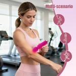 AImassa wand Portable Handheld Back Massager -Massage Tool to Relieve Neck and Shoulder Muscle Fatigue and Promote Relaxation (Rose Pink)