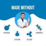 LubeLife 3X Anal Lube – Extra Thick Water Based Lube for Men, Women & Couples – Non-Sticky, Toy & Condom Compatible Personal Lubricant, 8 Fl Oz