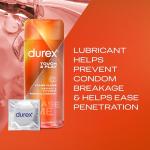 Durex Water Based Lube, Touch & Play Personal Lubricant with Ylang Ylang, Lube for Women & Men, 6.76 fl oz