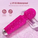 AImassa wand Portable Handheld Back Massager -Massage Tool to Relieve Neck and Shoulder Muscle Fatigue and Promote Relaxation (Rose Pink)