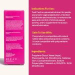Hello Cake Tush Cush, Silicone and Water-Based Personal Lubricant, Formulated for Anal Use, Hybrid Lube for Men, Women, and Couples, 3.3 fl oz