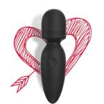 Mini Wand Massager with 10 Vibration Modes, Whisper Quiet, Cordless Waterproof Handheld Massager for Shoulder and Back Full Body Massage, Sports Recovery