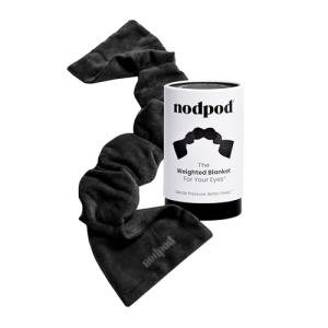 Nodpod Gentle Pressure Sleep Mask | Patented Light Blocking Design for Sleeping, Traveling & Relaxation - Black Onyx