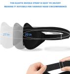 Sleep Eye Mask for Side Sleeper, Lash Extensions 3D Contoured Cup Sleeping Mask for Men Women, Travel Blackout Night Blindfold Eye Shade Cover with Adjustable Strap (Black-Side Sleeper)