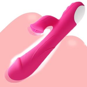 9 inch Big Adult Tool for Women 10 Powerful Modes Rabbit Ears Machine Waterproof Preasure Toys Handheld Set Most Cheap (Pink)