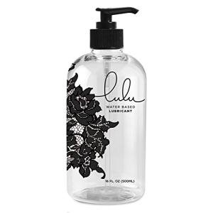 Lulu Natural Water Based Lubes. Personal Lubricant, Liquid Lube for Men, Women and Couples, Lubricants. (16oz)