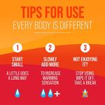 LubeLife Water-Based Warming Lubricant, Warm Invigorating Heating Sensation, Lube for Men, Women and Couples, 8 Fl Oz