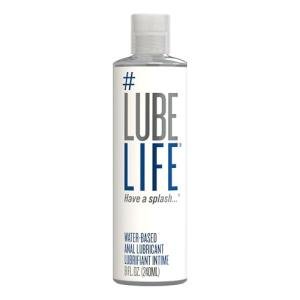 LubeLife Water-Based Anal Lube for Men, Women & Couples – Personal Lubricant Safe for Ingestion, Toy & Condom Compatible, Water Based Lubricant Gel for Privacy & Intimacy (8 Fl Oz)
