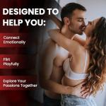 BETTER US Spark in The Dark - Spicy Date Night Game for Couples, Connect Emotionally and Intimately, Couple Games, Date Night Ideas, Couples Gifts