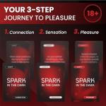 BETTER US Spark in The Dark - Spicy Date Night Game for Couples, Connect Emotionally and Intimately, Couple Games, Date Night Ideas, Couples Gifts