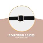 Sexy Locker Women's Micro Thong Butterfly String Back Adjustable Sides X113 Black