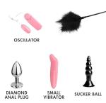 28Pcs Sex Bondage Sex Cuff Tied Down Arm and Leg Chain with Handcuff Bondage Adult Kit,Sex Restraining Women Submissive Kit Women's Sweater,Sex Restraining Women Submissive Kit Women's (Red)