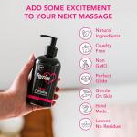 Passion Sensual Massage Oil for Date Night | 100% Natural Body Oil for Couples with Jojoba & Almond | Aromatherapy & Relaxing Massage Therapy | Valentines Day Gifts for Her | Tropical Paradise Scent