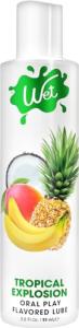 Wet Tropical Explosion Premium Flavored Edible Lube for Men, Women and Couples | Long-Lasting, Condom Safe, Sugar Free, 3 fl oz