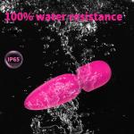 Mini Massager,Small Cordless Handheld Massager with 10 Quiet Vibration Modes, Personal Rechargeable Massager for Neck Shoulder Back Body